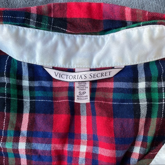 Victoria’s Secret Plaid Cotton Pajama Set-Small - Picture 2 of 6